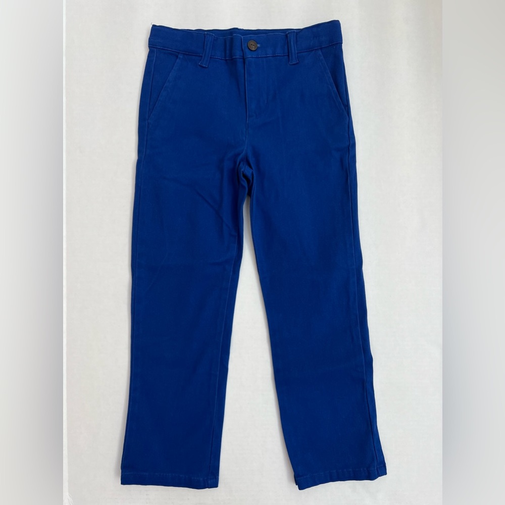Janie and Jack Royal Blue Boys Straight Leg Chino Pants New With Tags NWT Size 6